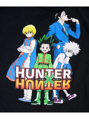 Hunter X Hunter  T Shirt Small Youth Anime Manga Cartoon Tee Black Japan
